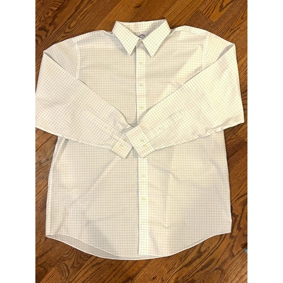 Brooks Brothers Other - Brooks Brothers Non Iron Button Down Shirt Mens 18-6 7 346 Regular Fit Gingham